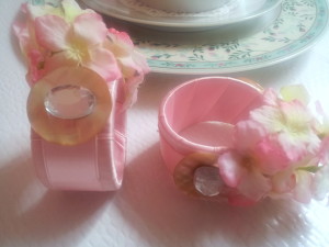 Serviettenringe / napkin rings Hortensia