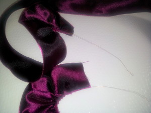 BLÜTE AUS SCHLEIFENBAND Tutorial - how to make an astonishing ribbon rose