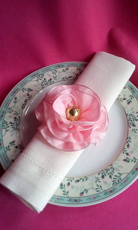 napkin decor rosette