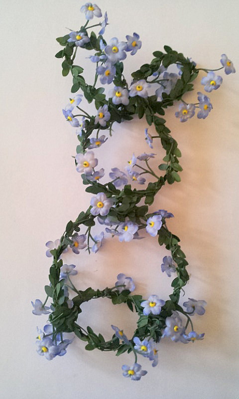 Hase aus Blumendraht 6
