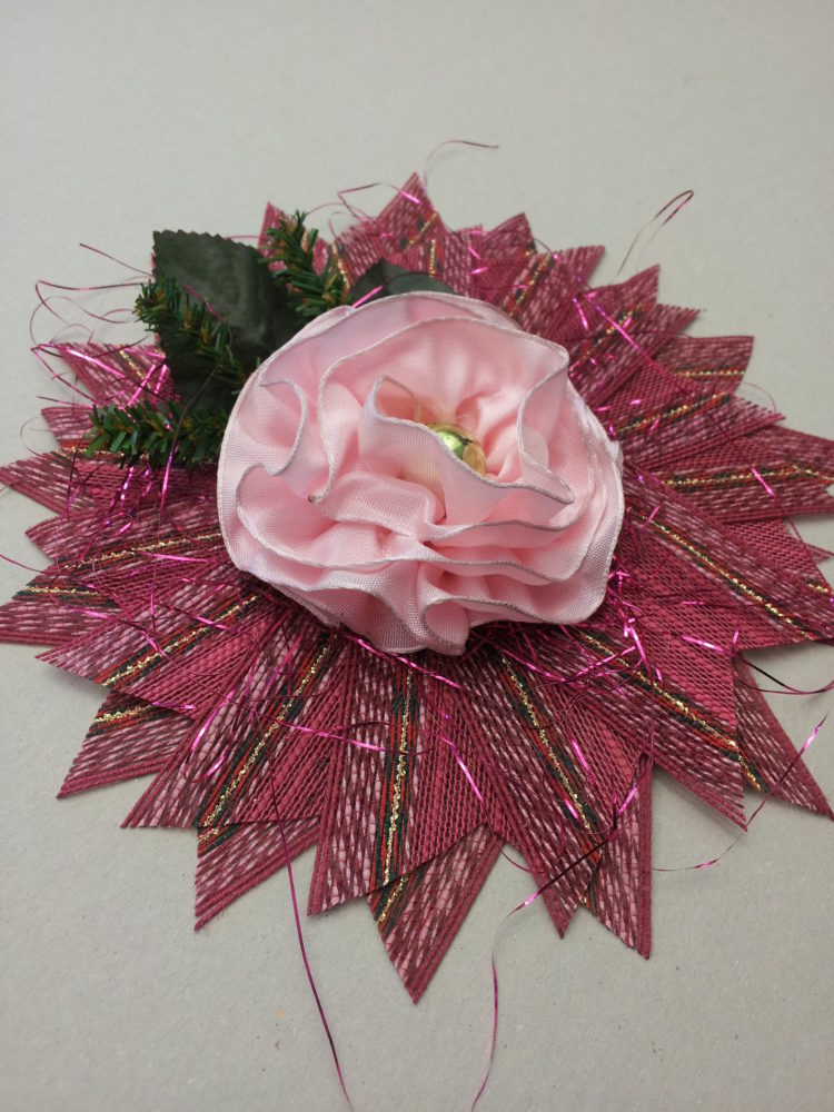 11.12.15 Rosette aus Resten BLOG